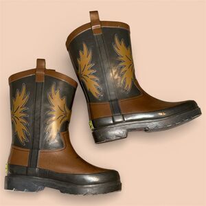 Western Chief Kids Western Cowboy Rain Boot Sz 10